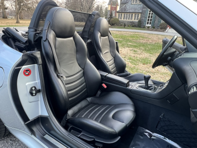 1998 BMW M Roadster in Arctic Silver Metallic over Black Nappa