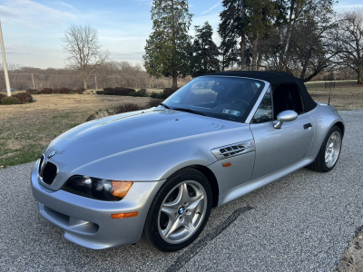 1998 BMW M Roadster in Arctic Silver Metallic over Black Nappa