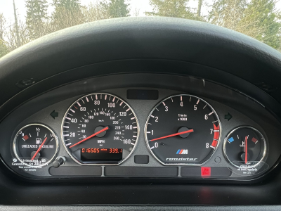 1998 BMW M Roadster in Arctic Silver Metallic over Black Nappa