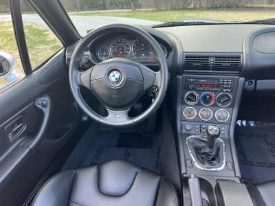 1998 BMW M Roadster in Arctic Silver Metallic over Black Nappa