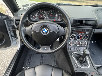 1998 BMW M Roadster in Arctic Silver Metallic over Black Nappa