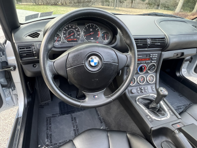 1998 BMW M Roadster in Arctic Silver Metallic over Black Nappa