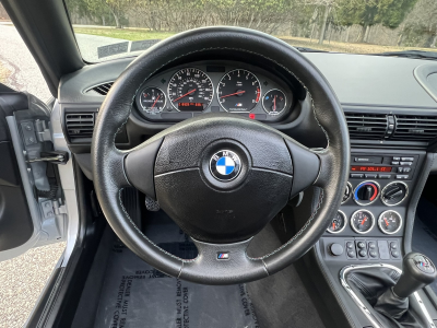 1998 BMW M Roadster in Arctic Silver Metallic over Black Nappa