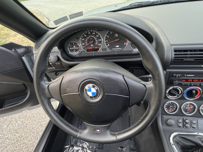 1998 BMW M Roadster in Arctic Silver Metallic over Black Nappa