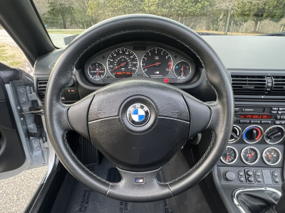 1998 BMW M Roadster in Arctic Silver Metallic over Black Nappa