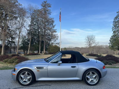 1998 BMW M Roadster in Arctic Silver Metallic over Black Nappa