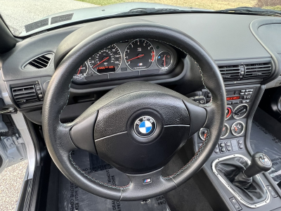 1998 BMW M Roadster in Arctic Silver Metallic over Black Nappa