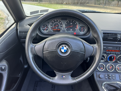 1998 BMW M Roadster in Arctic Silver Metallic over Black Nappa