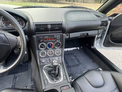 1998 BMW M Roadster in Arctic Silver Metallic over Black Nappa