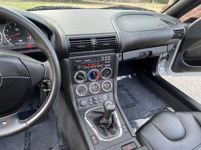 1998 BMW M Roadster in Arctic Silver Metallic over Black Nappa