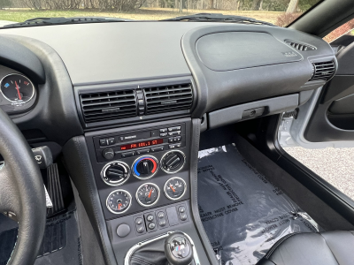 1998 BMW M Roadster in Arctic Silver Metallic over Black Nappa