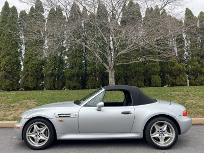 1998 BMW M Roadster in Arctic Silver Metallic over Black Nappa
