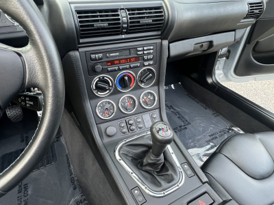 1998 BMW M Roadster in Arctic Silver Metallic over Black Nappa