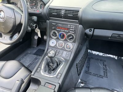 1998 BMW M Roadster in Arctic Silver Metallic over Black Nappa