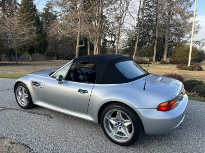 1998 BMW M Roadster in Arctic Silver Metallic over Black Nappa