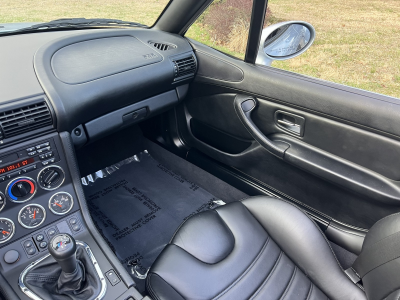 1998 BMW M Roadster in Arctic Silver Metallic over Black Nappa