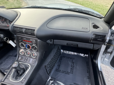 1998 BMW M Roadster in Arctic Silver Metallic over Black Nappa