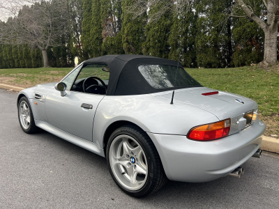 1998 BMW M Roadster in Arctic Silver Metallic over Black Nappa