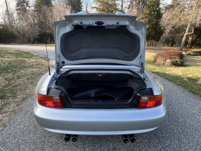 1998 BMW M Roadster in Arctic Silver Metallic over Black Nappa