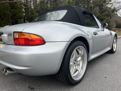 1998 BMW M Roadster in Arctic Silver Metallic over Black Nappa