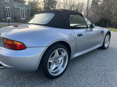 1998 BMW M Roadster in Arctic Silver Metallic over Black Nappa