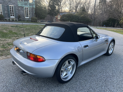 1998 BMW M Roadster in Arctic Silver Metallic over Black Nappa