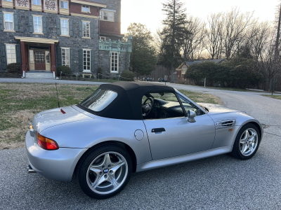 1998 BMW M Roadster in Arctic Silver Metallic over Black Nappa