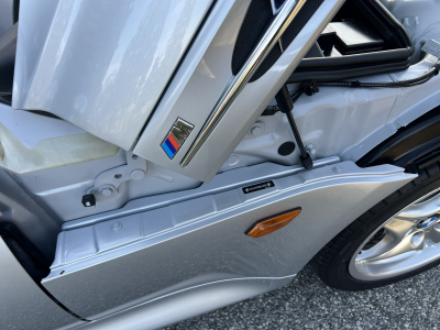 1998 BMW M Roadster in Arctic Silver Metallic over Black Nappa