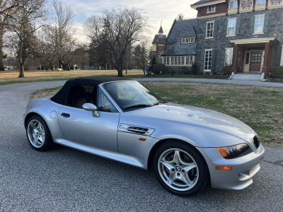 1998 BMW M Roadster in Arctic Silver Metallic over Black Nappa