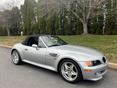 1998 BMW M Roadster in Arctic Silver Metallic over Black Nappa