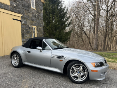 1998 BMW M Roadster in Arctic Silver Metallic over Black Nappa