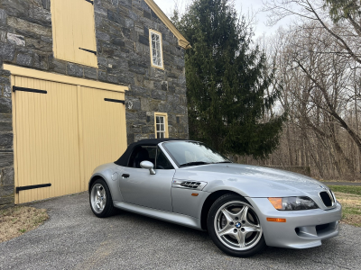 1998 BMW M Roadster in Arctic Silver Metallic over Black Nappa