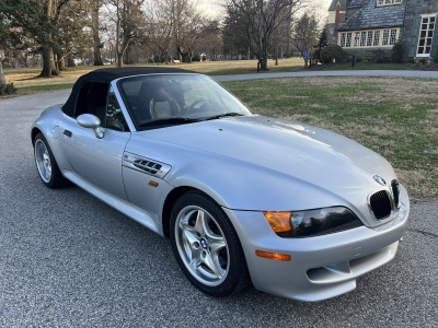 1998 BMW M Roadster in Arctic Silver Metallic over Black Nappa