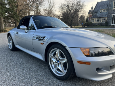 1998 BMW M Roadster in Arctic Silver Metallic over Black Nappa