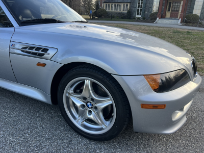 1998 BMW M Roadster in Arctic Silver Metallic over Black Nappa