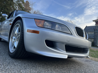 1998 BMW M Roadster in Arctic Silver Metallic over Black Nappa
