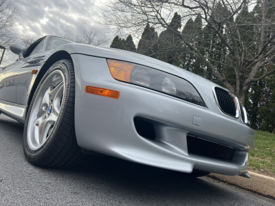 1998 BMW M Roadster in Arctic Silver Metallic over Black Nappa