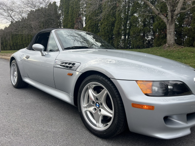 1998 BMW M Roadster in Arctic Silver Metallic over Black Nappa