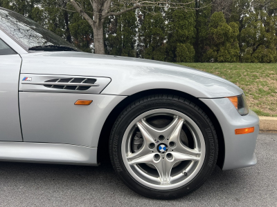1998 BMW M Roadster in Arctic Silver Metallic over Black Nappa