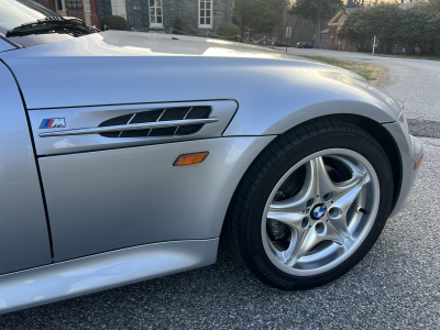 1998 BMW M Roadster in Arctic Silver Metallic over Black Nappa