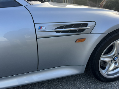 1998 BMW M Roadster in Arctic Silver Metallic over Black Nappa