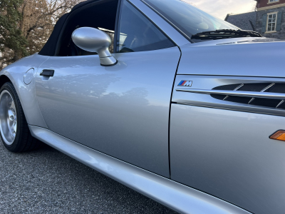 1998 BMW M Roadster in Arctic Silver Metallic over Black Nappa
