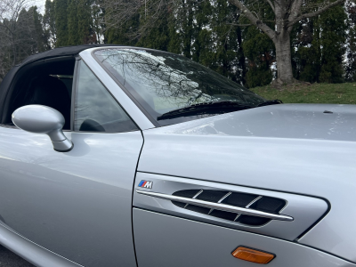 1998 BMW M Roadster in Arctic Silver Metallic over Black Nappa