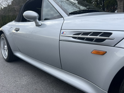 1998 BMW M Roadster in Arctic Silver Metallic over Black Nappa