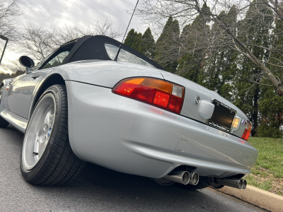 1998 BMW M Roadster in Arctic Silver Metallic over Black Nappa