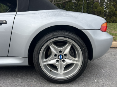 1998 BMW M Roadster in Arctic Silver Metallic over Black Nappa