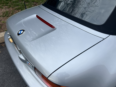 1998 BMW M Roadster in Arctic Silver Metallic over Black Nappa
