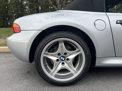 1998 BMW M Roadster in Arctic Silver Metallic over Black Nappa