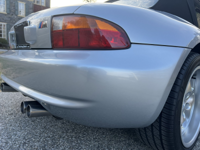 1998 BMW M Roadster in Arctic Silver Metallic over Black Nappa