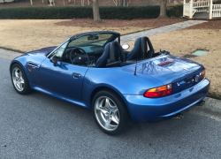 1998 BMW M Roadster in Estoril Blue Metallic over Estoril Blue & Black Nappa